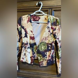 COPY - Suit jacket.  Beige green brown burgundy.  warm.  Elegant.  padded.  lig…